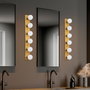 Opviq Lámpara de pared Mirro - 12237 Dorada